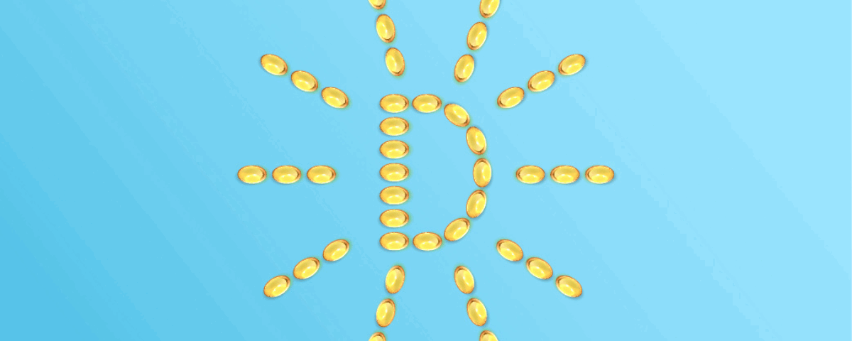 Ένας ήλιος σε μπλε φόντο και στο κέντρο του το D.